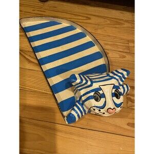 Vintage Pop Art Paper Maché Cheshire Cat Retro 1960s 1970s Mid Century Modern...